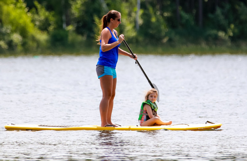 Paddle board at Kavanaugh's Sylvan Lake Resort.