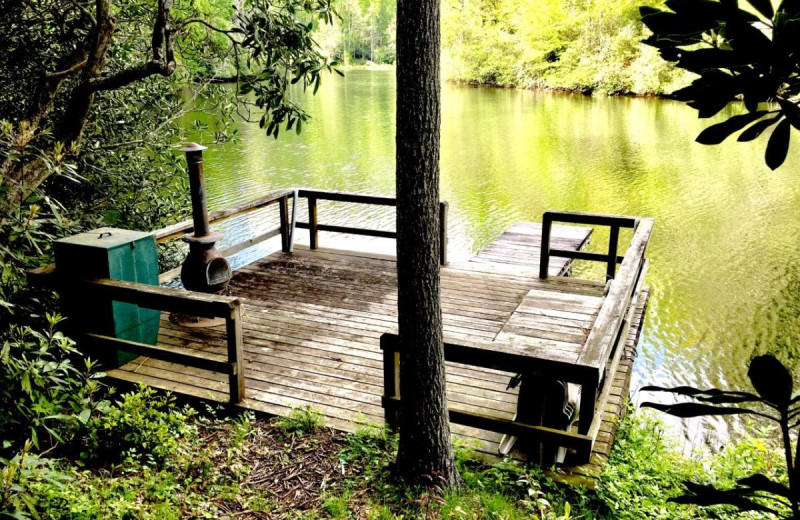 Rental dock at Chambers Realty & Vacation Rentals.