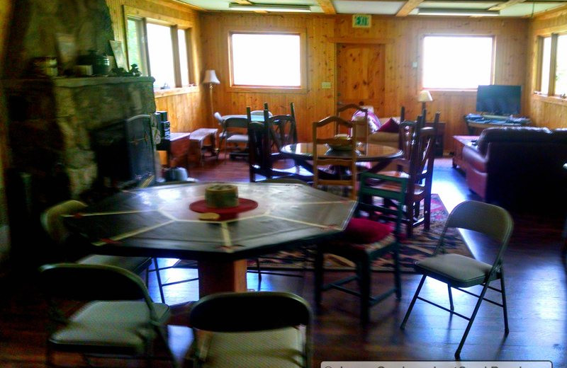 Living area at Lost Creek Guest Ranch.