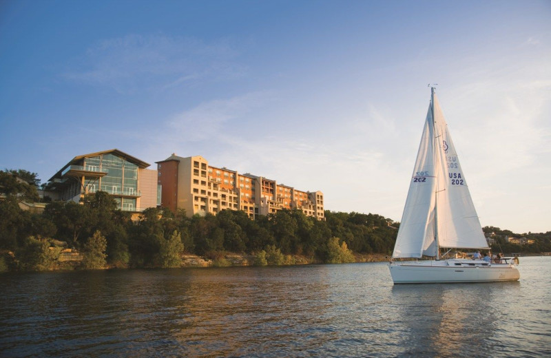 Sail boat at Lakeway Resort and Spa.