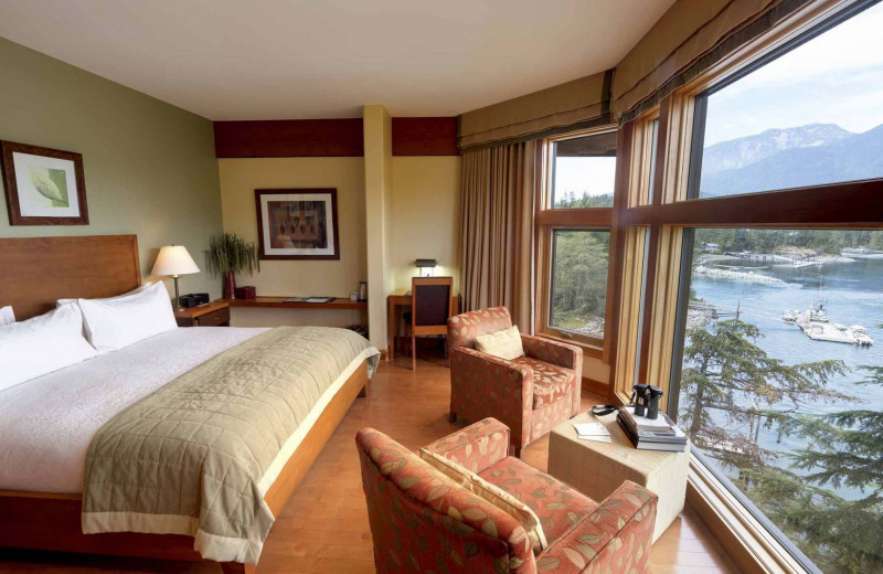 Guest room at Sonora Resort and Conference Centre, Canada.