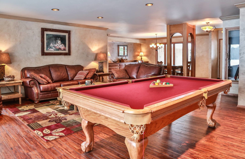 Rental living room at Hiller Vacation Homes.