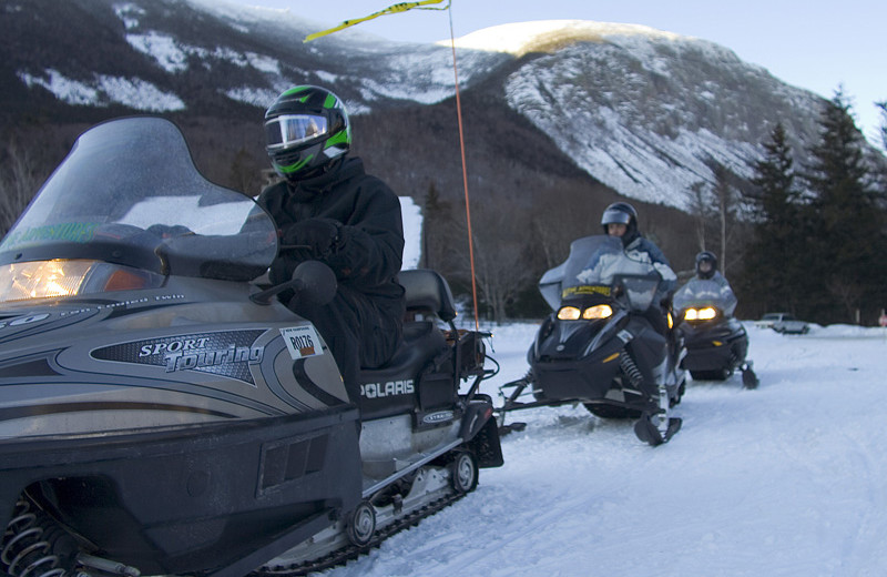 Snowmobiling at Royalty Inn.