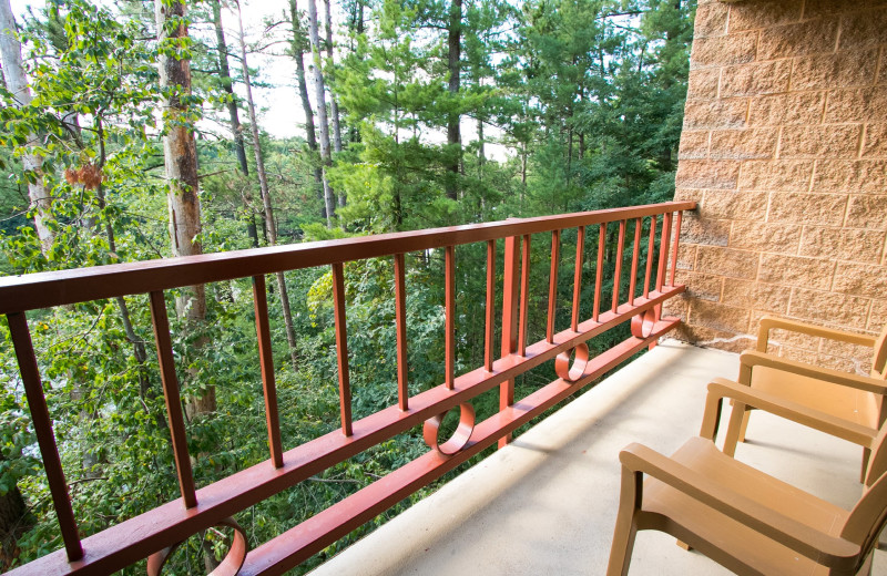 Guest balcony at Chula Vista Resort.