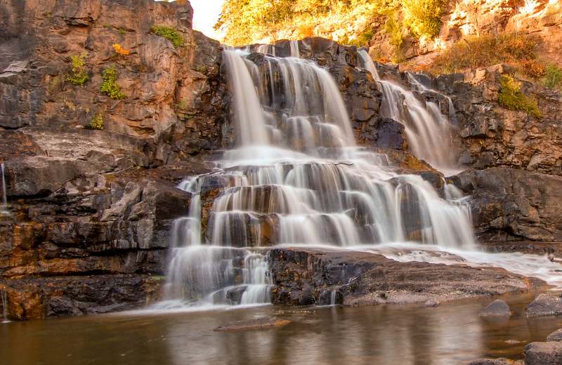 Gooseberry falls near Comfort Suites Canal Park.