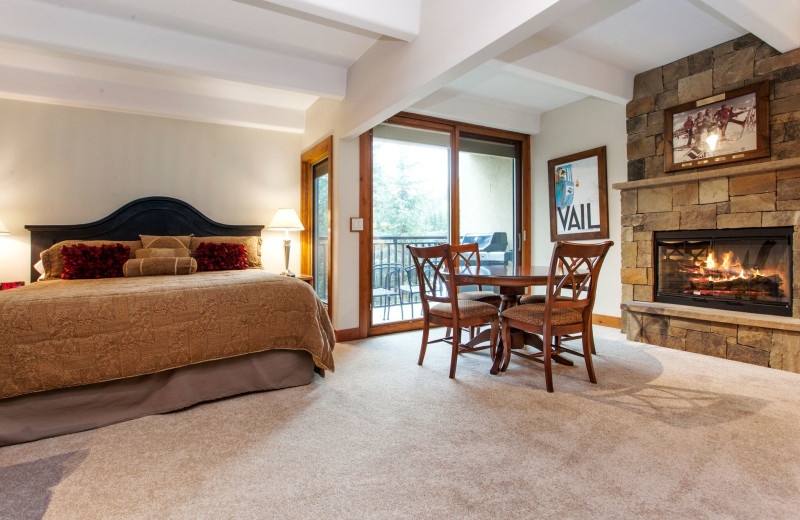 Guest bedroom at Antlers at Vail.