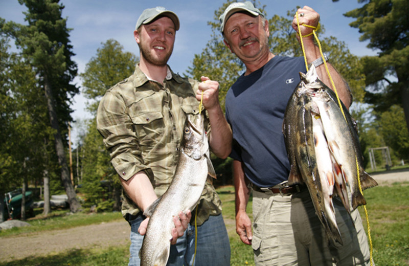 Fishing at Nor'Wester Lodge & Canoe Outfitters.