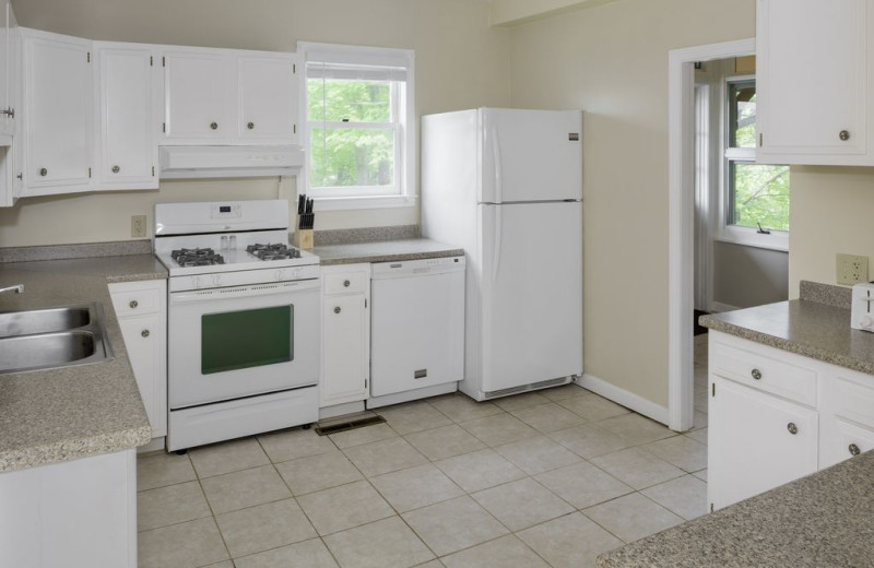 Guest kitchen at Center Harbor Inn.