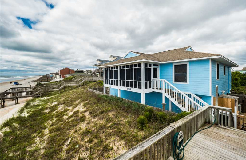 Rental exterior at Topsail Realty.