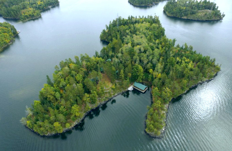 Private cabin at River Bend's Resort & Walleye Inn.