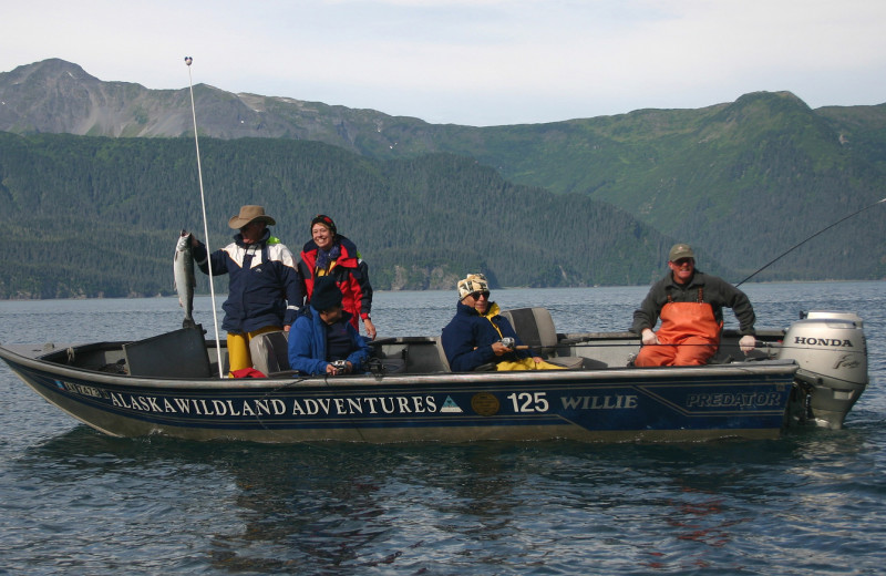 Fishing at Kenai Riverside Lodge.