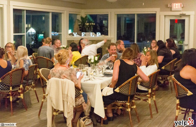 Dining at The Nonantum Resort.
