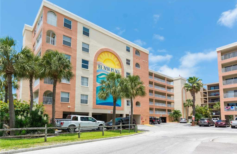 Exterior view of Beach Place Condominiums.