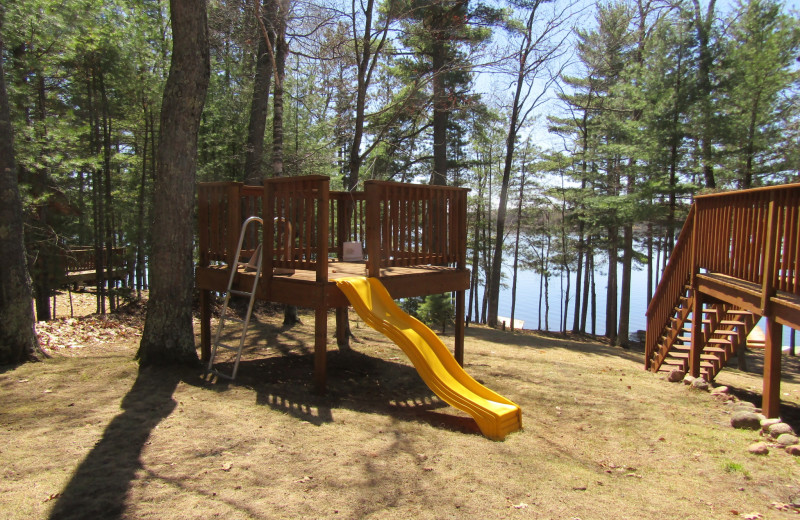 Playground at Northwoods Vacation Rentals.