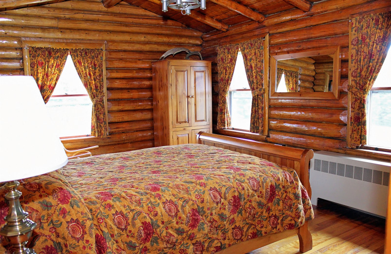 Guest room at Unity College Sky Lodge.