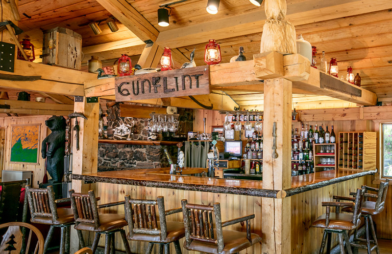 Bar at Gunflint Lodge.