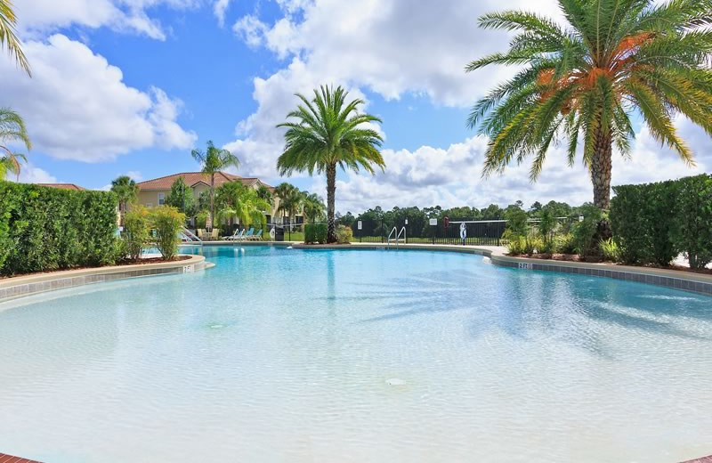 Resort pool at Florida Paradise Villas.