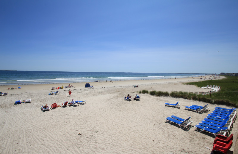 Beach at Ocean Walk Hotel.