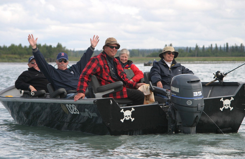 Fishing at Deep Creek Fishing Club.