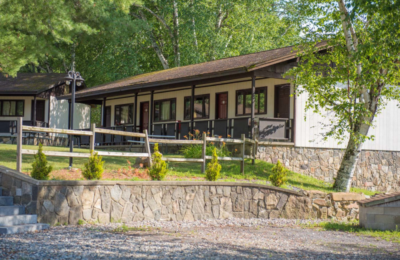 Cabin at Dunham's Bay Resort.