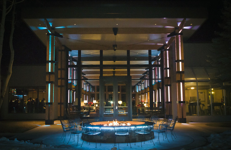 Outdoor patio at Inn at Aspen.