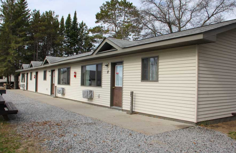 Cabin exterior at Ballard's Resort.