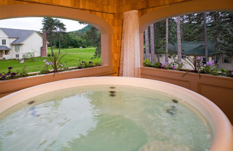 Private jacuzzi at The Wentworth.