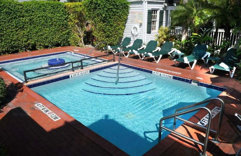 Outdoor pool at Fleming Bed And Breakfast Key West.