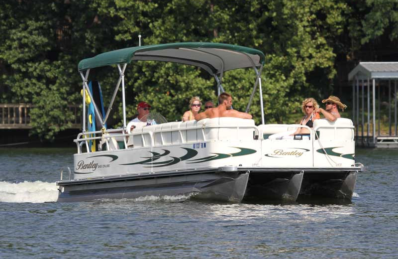 Pontoon at Point Randall Resort.