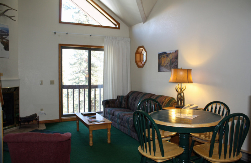 Guest loft room at Cascade Village Condominiums.