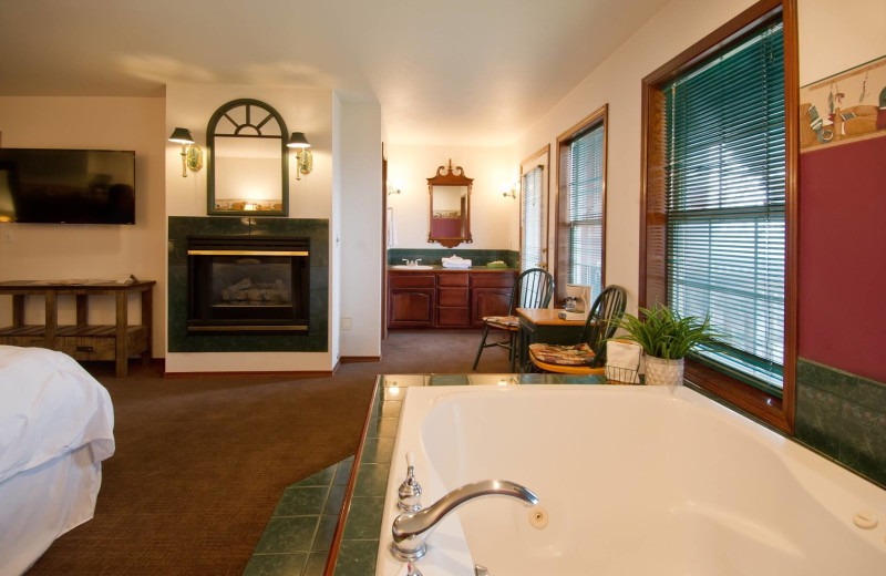 Guest room at Birchfield Manor.