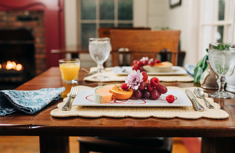 Breakfast at Mast Farm Inn.