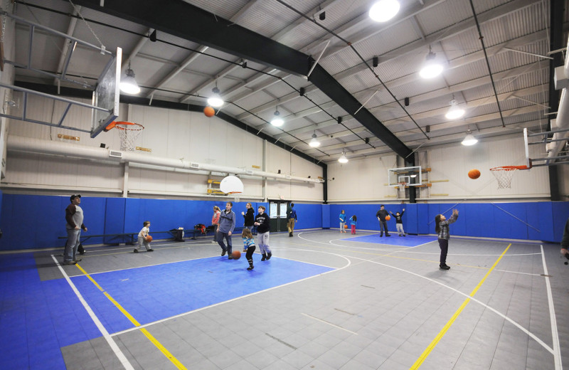 Gym at Woodloch Resort.