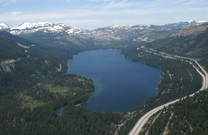 Aerial view of lake at Pullen Realty Group.