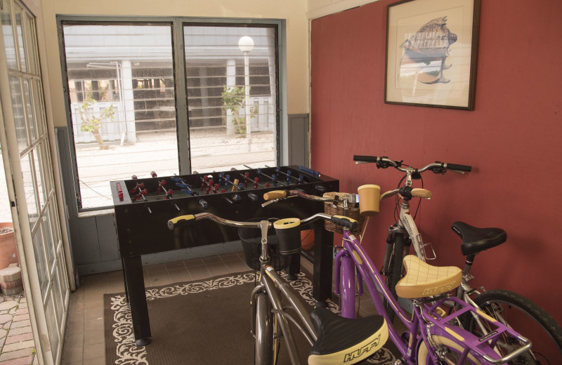 Bikes at Englewood Beach & Yacht Club.