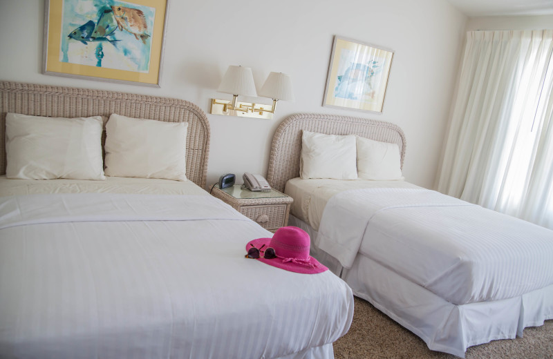 Rental bedroom at The Winds Resort Beach Club.