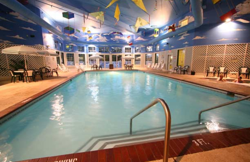 Indoor pool at Bayshore Resort.