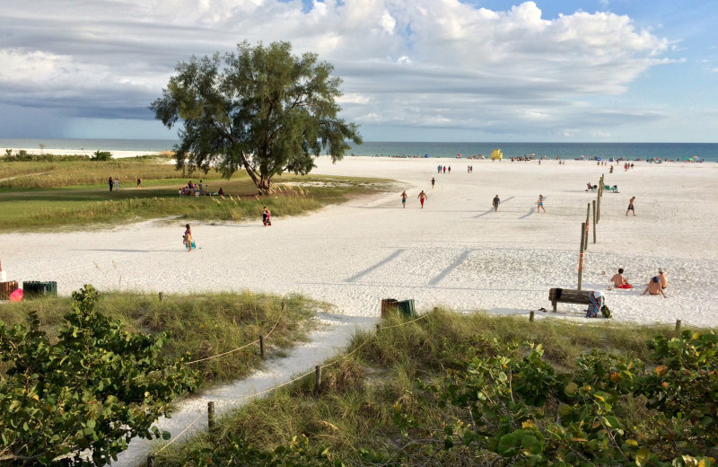 Beach at Tropical Shores Beach Resort.