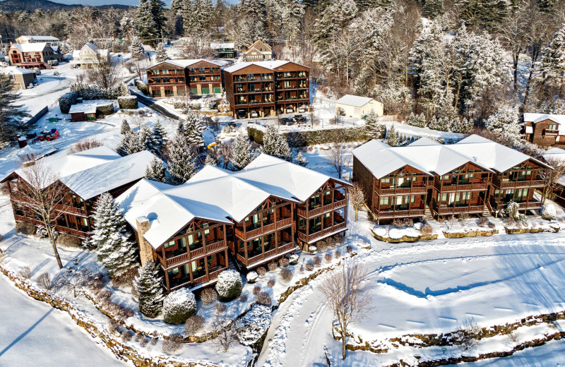 Winter at The Lodges at Cresthaven on Lake George