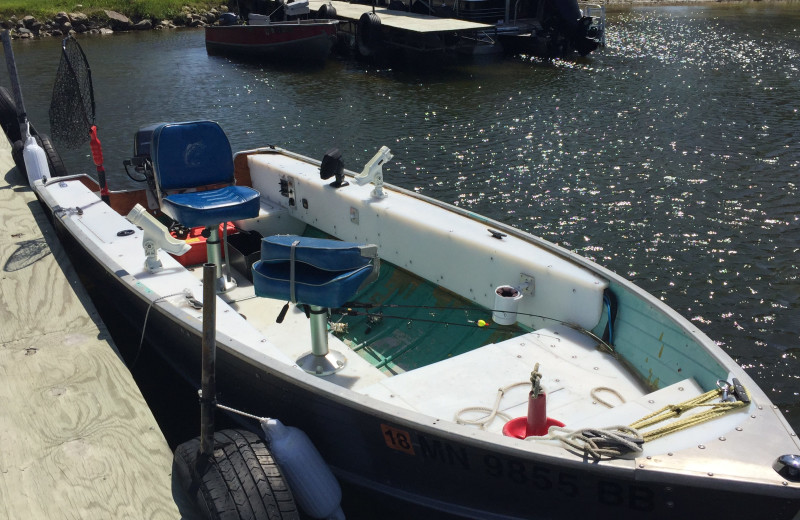 Boating at Blackduck Lodge & Resort.