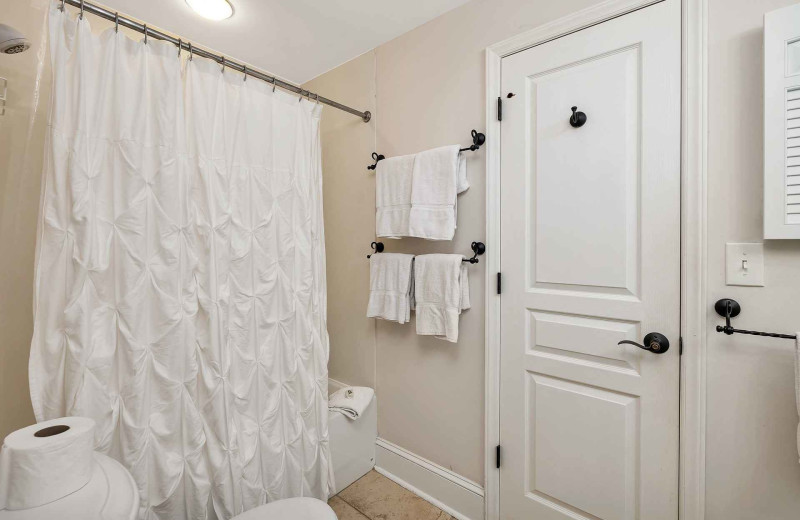 Bathroom at Real Escapes Properties - St. Simons Grand 307.