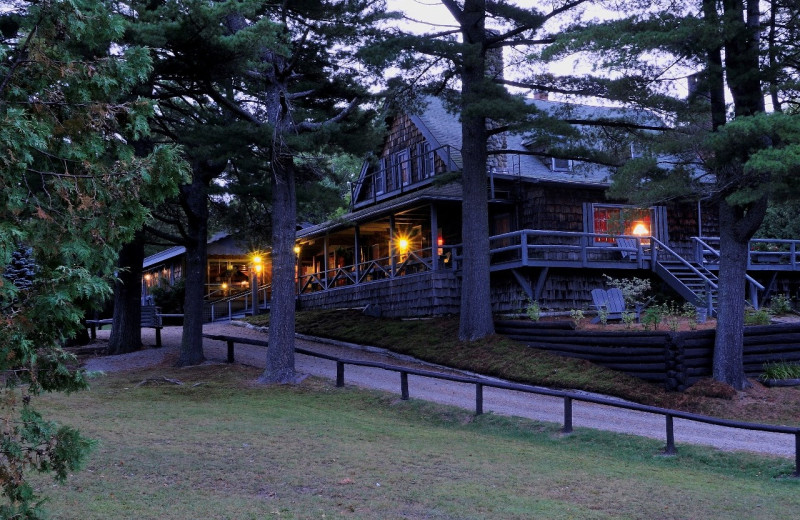 Main lodge at Elk Lake Lodge.