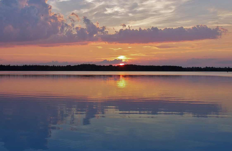 Lake sunset at Sullivans Resort.