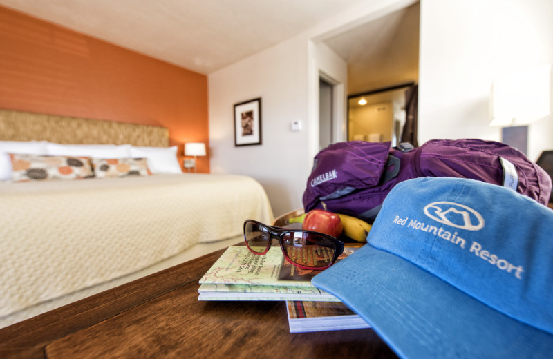 Guest room at Red Mountain Resort & Spa.