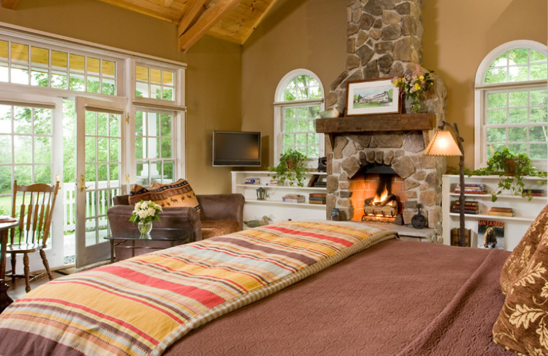 Guest room at Sugar Hill Inn.