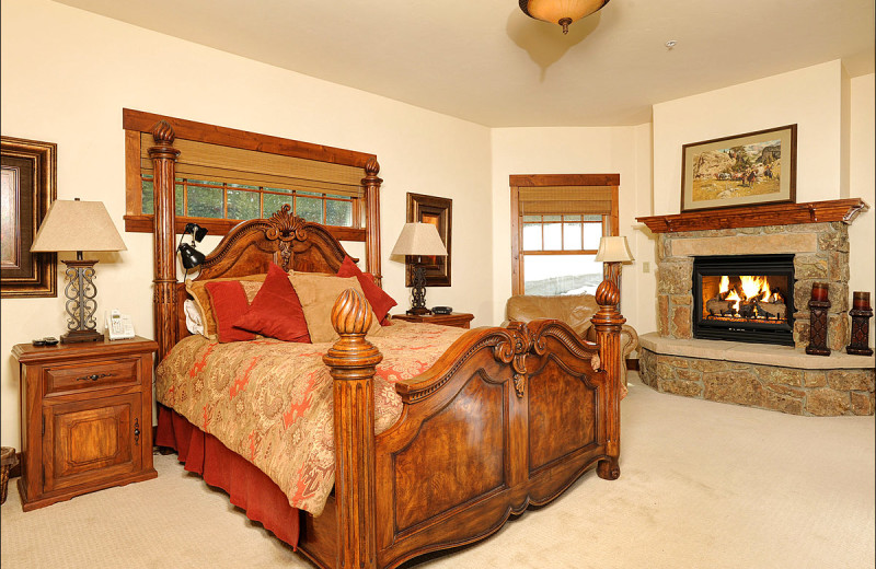 Rental bedroom at Breckenridge Rentals by Owner.