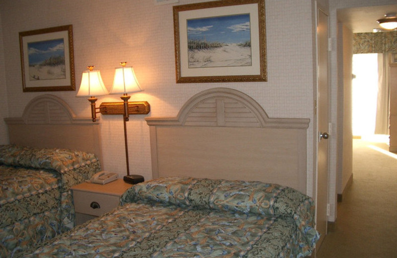 Guest room at Virginia Beach Resort Hotel.