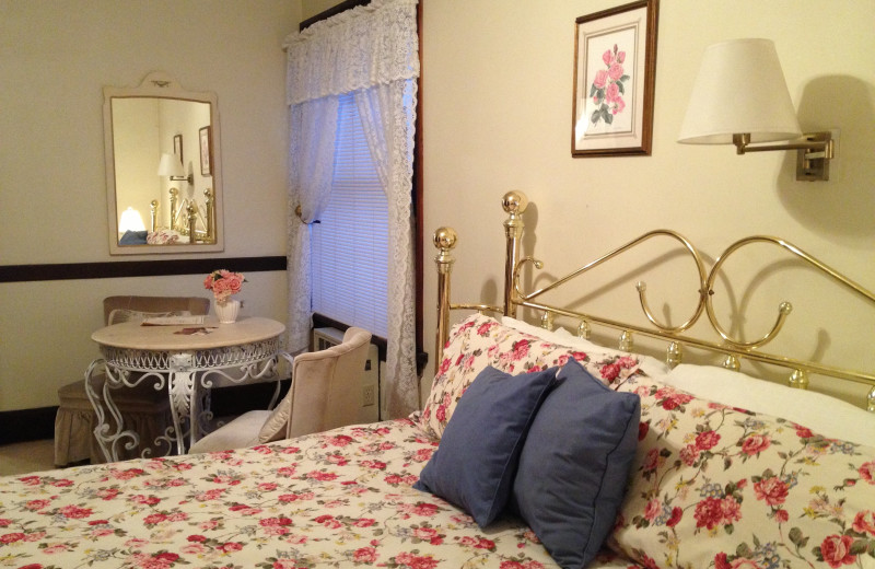 Guest room at Riverside Hot Springs Inn & Spa.