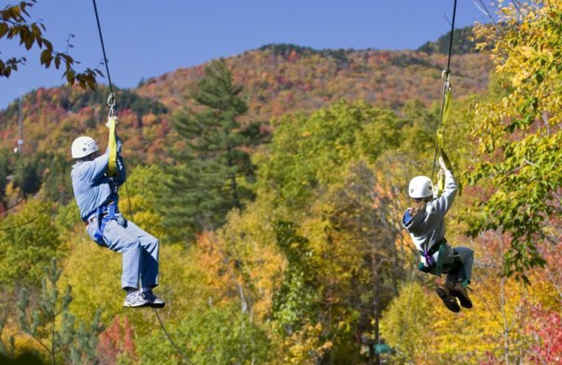 Ziplining at Washington Irving Inn