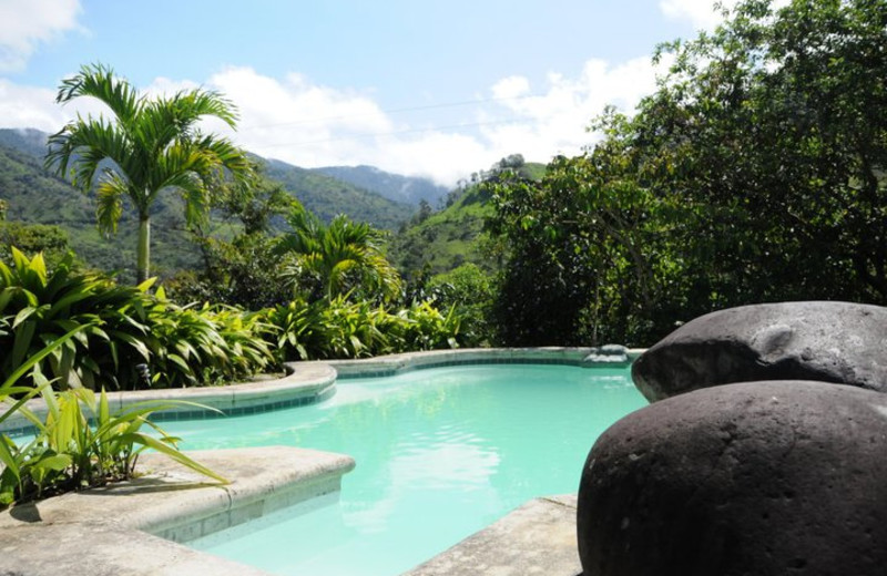 Outdoor pool at Hacienda Primavera Wilderness Ecolodge.